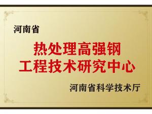 熱(rè)處理(lǐ)高(gāo)強鋼工(gōng)程技(jì)術(shù)研究中心